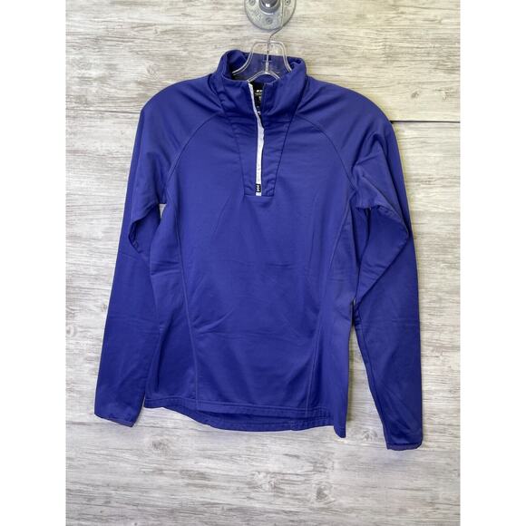 Helly Hanson Phantom Half Zip Mid Layer Top Blue Womens Size S - Picture 1 of 9